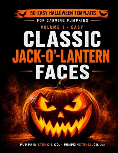 Cover of Volume 1: Classic Jack-o’-Lantern Faces