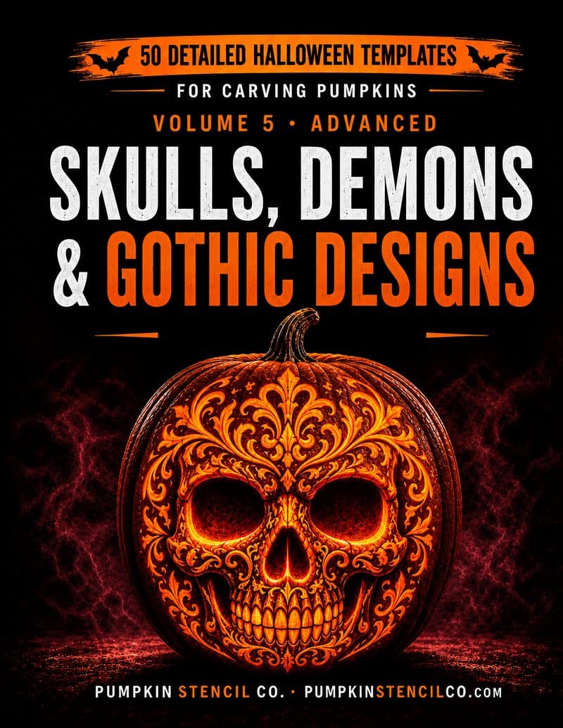 Cover of Volume 5: Skulls, Demons & Gothic Designs