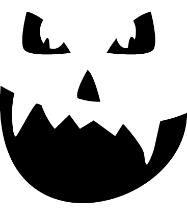 Dracula pumpkin carving stencil