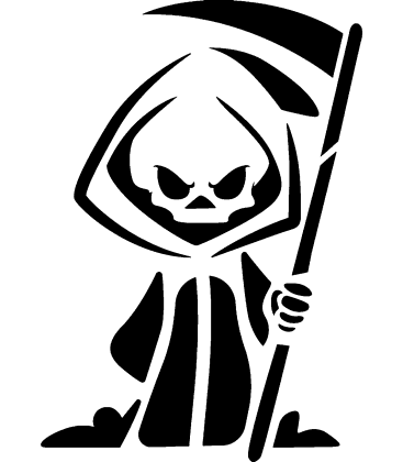 Eternal Harbinger pumpkin carving stencil