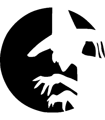 Ghostly Face pumpkin carving stencil