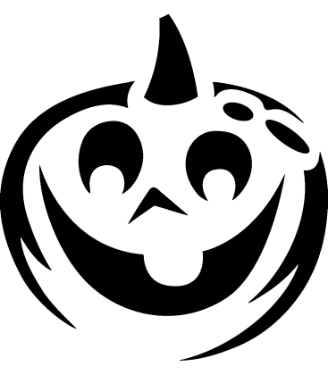 Giggly Gus pumpkin carving stencil