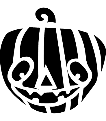 Jovial Jumbo pumpkin stencil