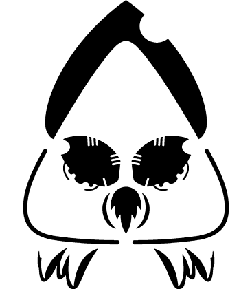 Kraken pumpkin carving stencil
