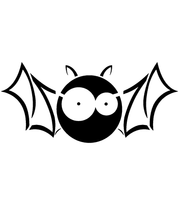 Nightfall Flutter pumpkin carving stencil