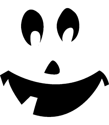 One Tooth pumpkin carving stencil