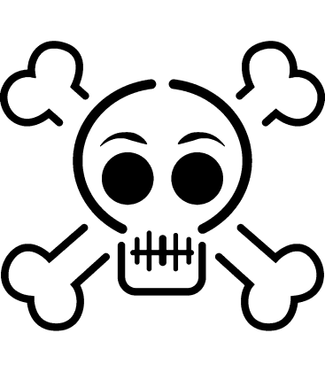Phantom Phrenology pumpkin carving stencil
