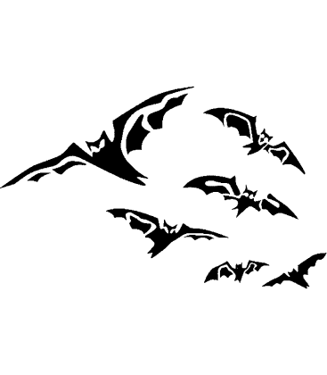 Shadow Swoop pumpkin carving stencil