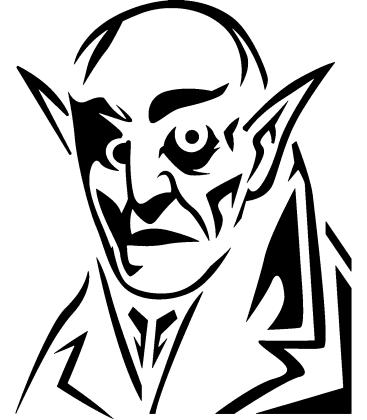 Shadowed Secrets pumpkin carving stencil