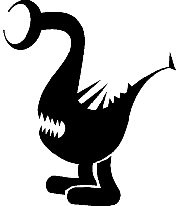 Singular Sentinel pumpkin carving stencil