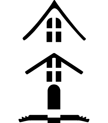 Terror Towers pumpkin carving stencil