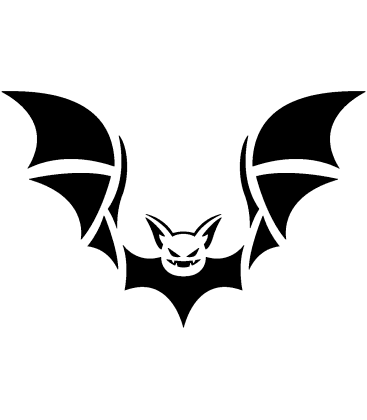 Winged Whispers pumpkin carving stencil