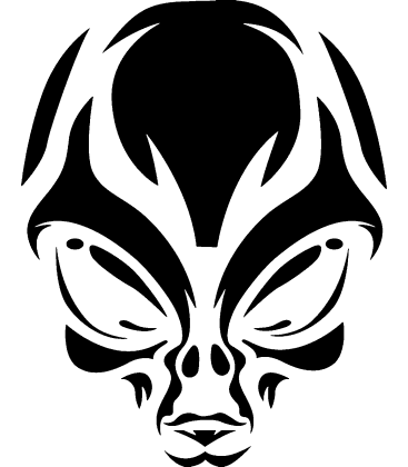Andromeda Andy pumpkin carving stencil