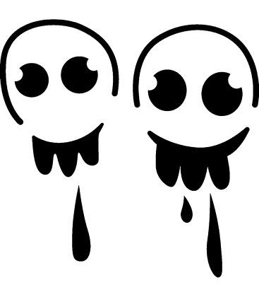Apparition Aura pumpkin carving stencil