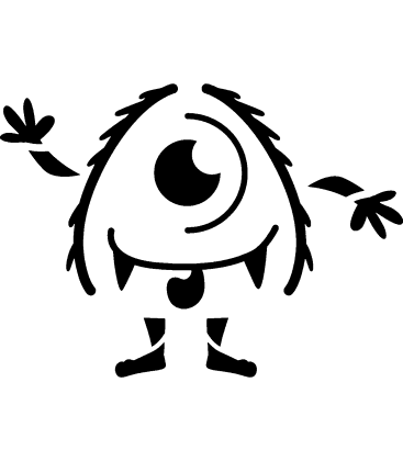 Bubbly Bob pumpkin carving stencil
