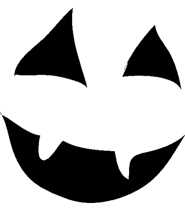 Classic Vampire pumpkin carving stencil