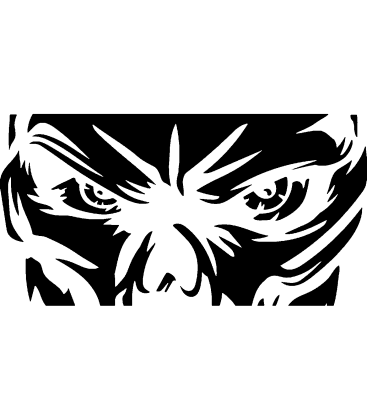 Dark Spirit pumpkin carving stencil