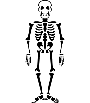 Hanging Cage pumpkin carving stencil
