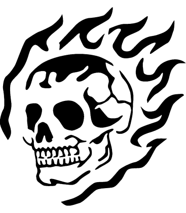 Inferno Insight pumpkin carving stencil