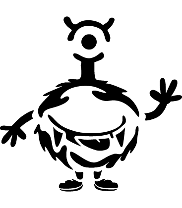 Jolly John pumpkin carving stencil