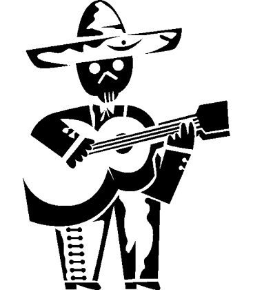 La Catrina Charm pumpkin carving stencil