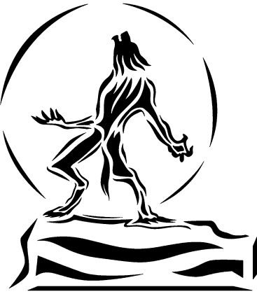 Nightfall's Curse pumpkin carving stencil
