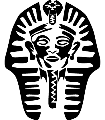 Pharaoh's Phantom pumpkin carving stencil
