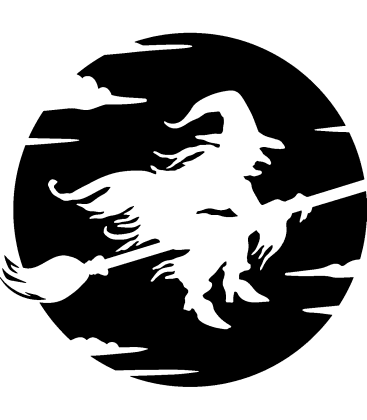 Potion's Poetess pumpkin carving stencil