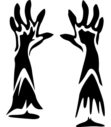 Rotting Rogue pumpkin carving stencil
