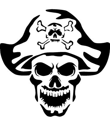 Sailor's Bounty pumpkin carving stencil