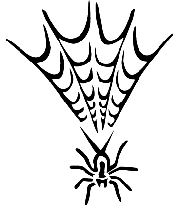 Shadow Skitterer pumpkin carving stencil