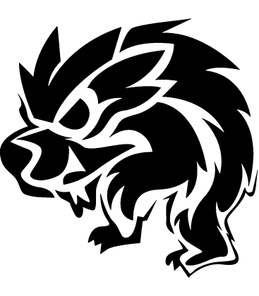 Shadowed Guardian pumpkin carving stencil