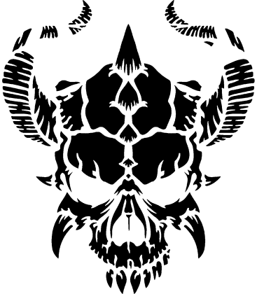 Sinister Shadows pumpkin carving stencil