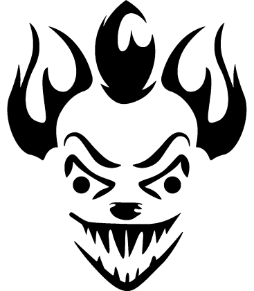 Sinister Spectacle Specter pumpkin carving stencil