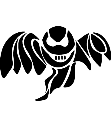 Spectral Spectacle pumpkin carving stencil
