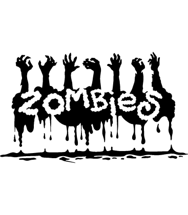 Undead Uproar pumpkin carving stencil