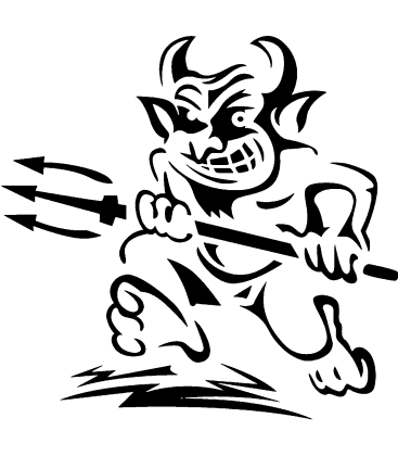Underworld Usher pumpkin carving stencil